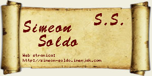 Simeon Soldo vizit kartica